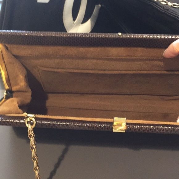 Handmade 🐍 skin clutch made in England - Picture 5 of 8